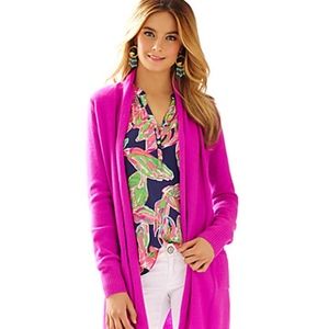 Lilly Pulitzer ESTELLE CASHMERE OPEN CARDIGAN